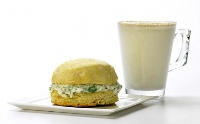 Panecillos con crema de acelga